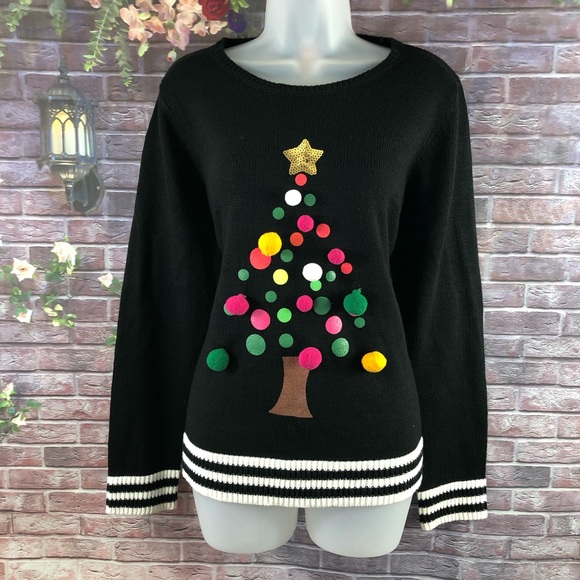 Holiday Time Sweaters - Holiday Time Women’s Christmas Sweaters Size L